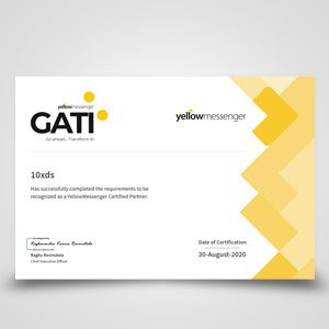 Yellow Messenger Gati Certified Partner