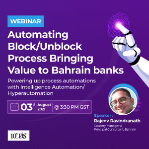 Webinar on RPA solution for block unblock request process