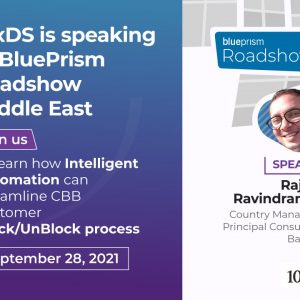 10xDS is speaking at Blue Prism Roadshow Middle East