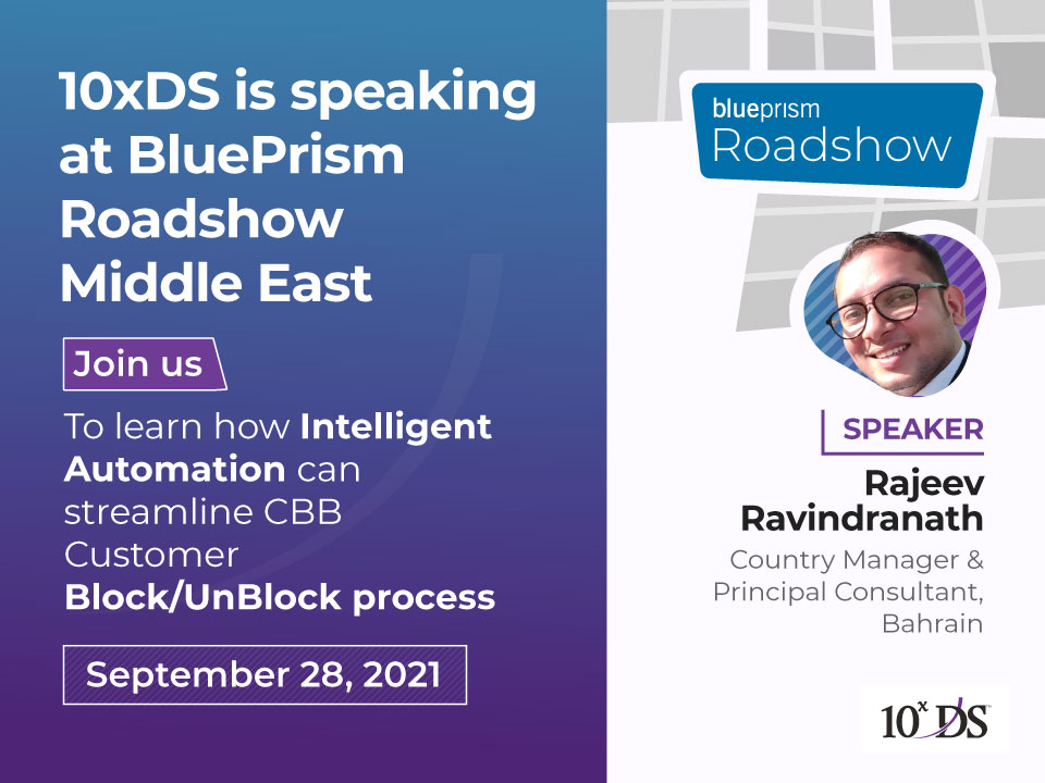Blue Prism Roadshow Middle East event