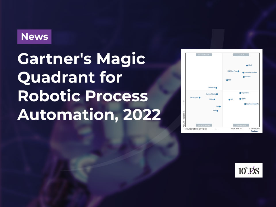 gartner magic quadrant fro rpa 2022