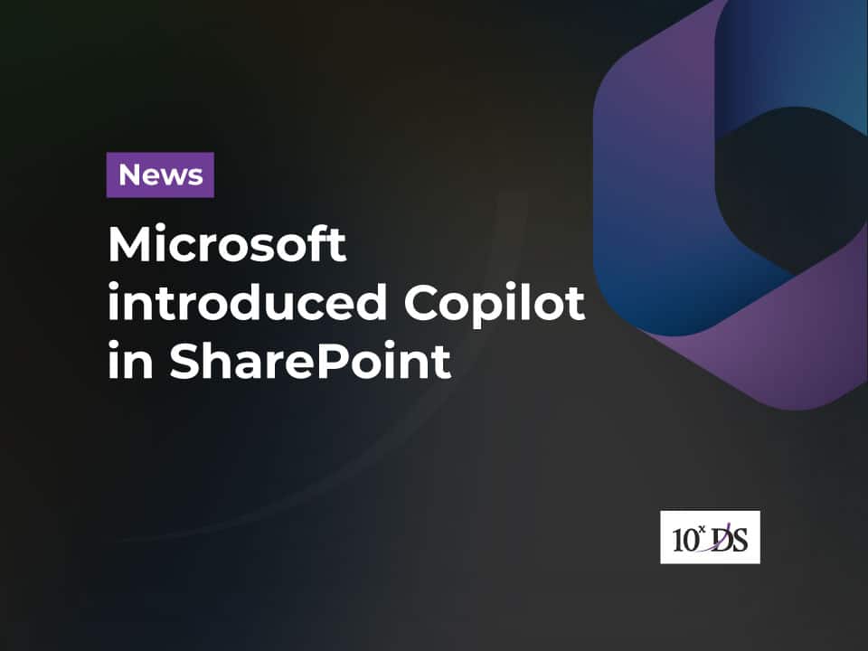 Microsoft introduced Copilot in SharePoint