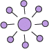Hub and Spoke Model Icon