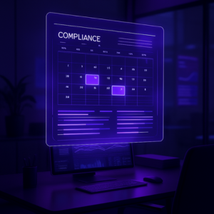 Tax Compliance Calendar dashboard